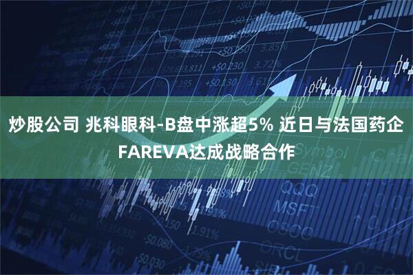 炒股公司 兆科眼科-B盘中涨超5% 近日与法国药企FAREVA达成战略合作