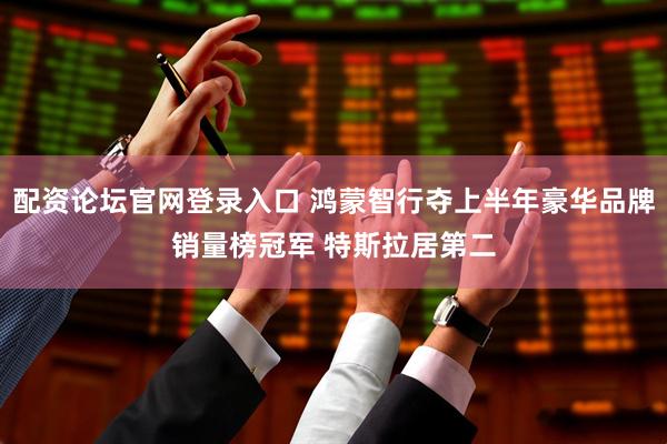 配资论坛官网登录入口 鸿蒙智行夺上半年豪华品牌销量榜冠军 特斯拉居第二