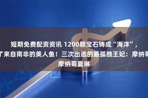 短期免费配资资讯 1200颗宝石铸成“海洋”，锁住了来自南非的美人鱼！三次出逃的最孤独王妃：摩纳哥夏琳
